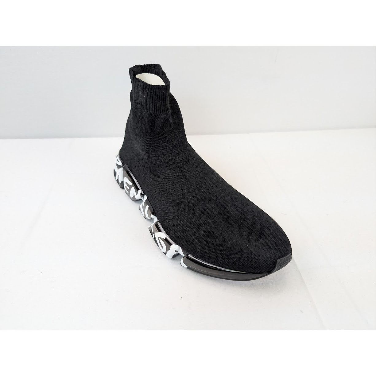 Balenciaga o1rshd1 Recycled Speed 2.0 Sneakers in Black/White Size US 12 / EU 45 - 3 Thumbnail