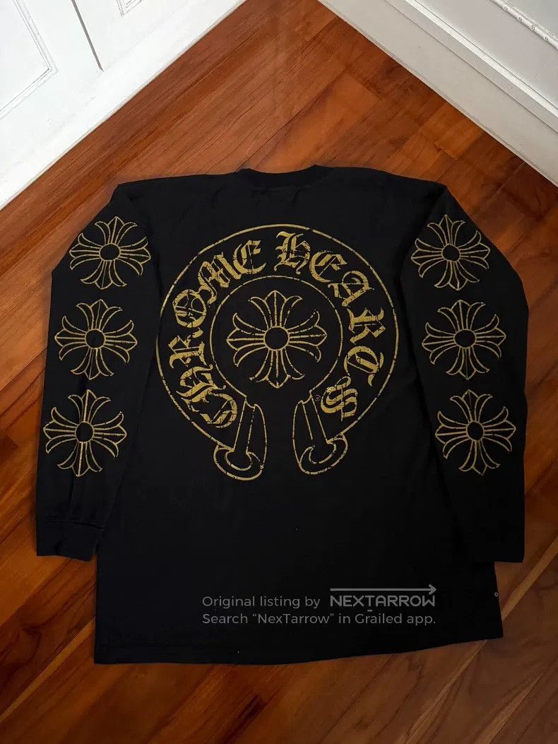 Chrome Hearts CHROME HEARTS Size XXL Hot stamping horseshoe print long sl Size US XXL / EU 58 / 5 - 1 Thumbnail