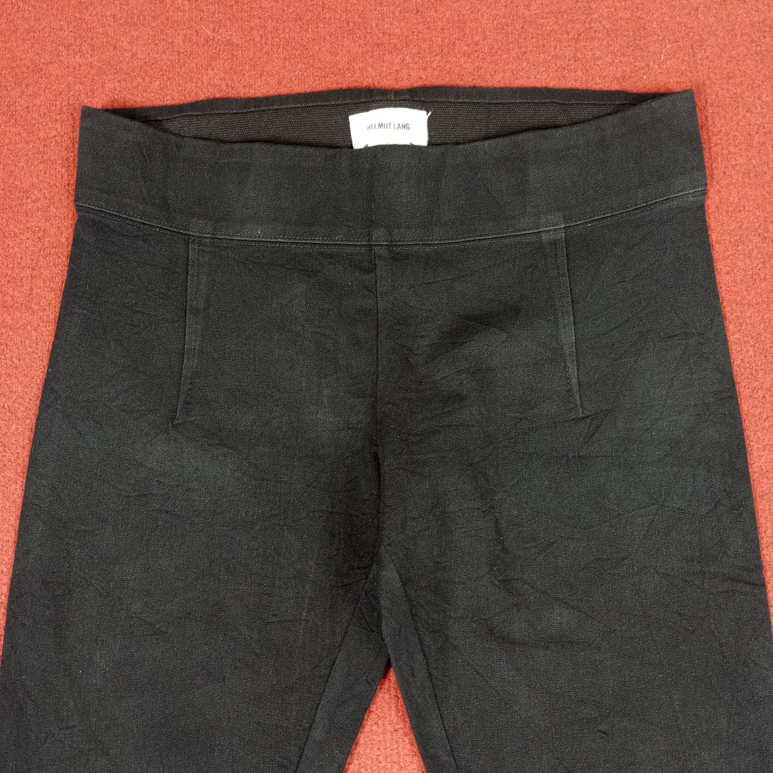 Helmut Lang × Vintage Helmut Lang Designer Brand Style Legging Pants Size 28" / US 6 / IT 42 - 2 Thumbnail