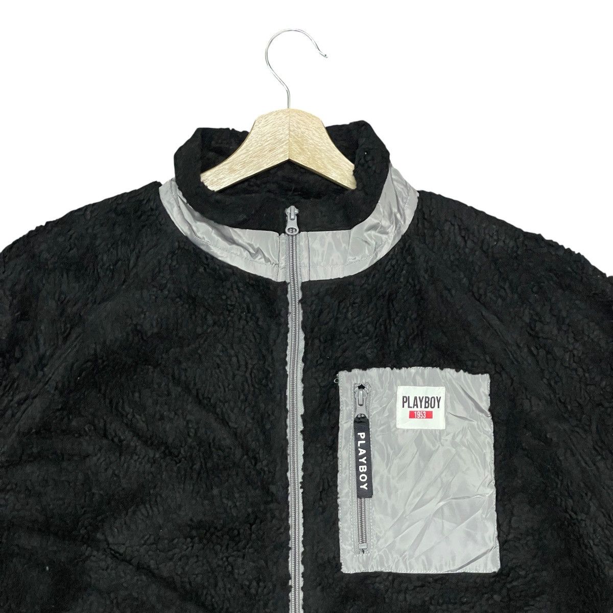 Playboy × Pleasures Y2k Playboy Bunny Japan Archival Sherpa Fleece Zip Up Jacket Size US M / EU 48-50 / 2 - 2 Thumbnail