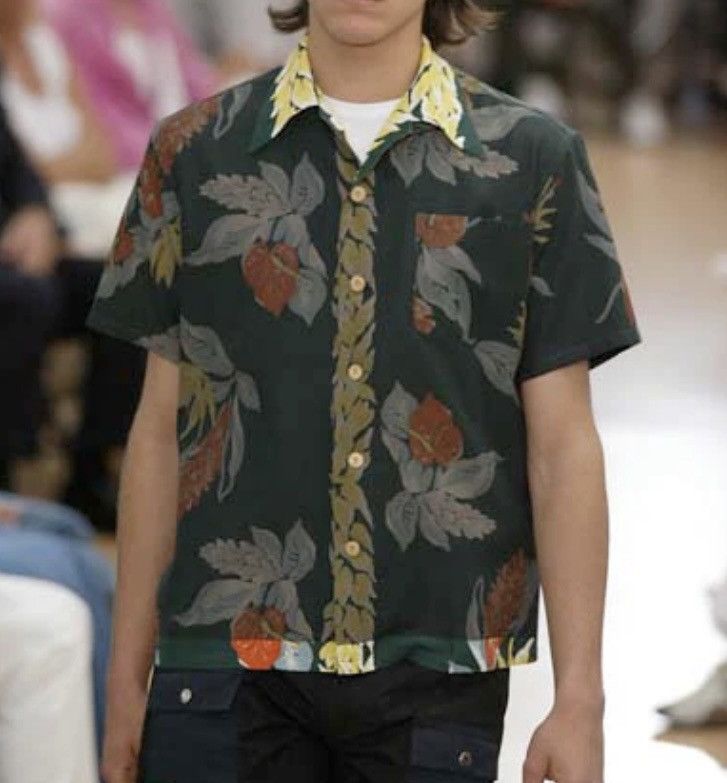 Junya Watanabe JUNYA WATANABE COMME des GARCONS Cdg S/S 2002 Hawaiian Shirt Size US M / EU 48-50 / 2 - 2 Thumbnail