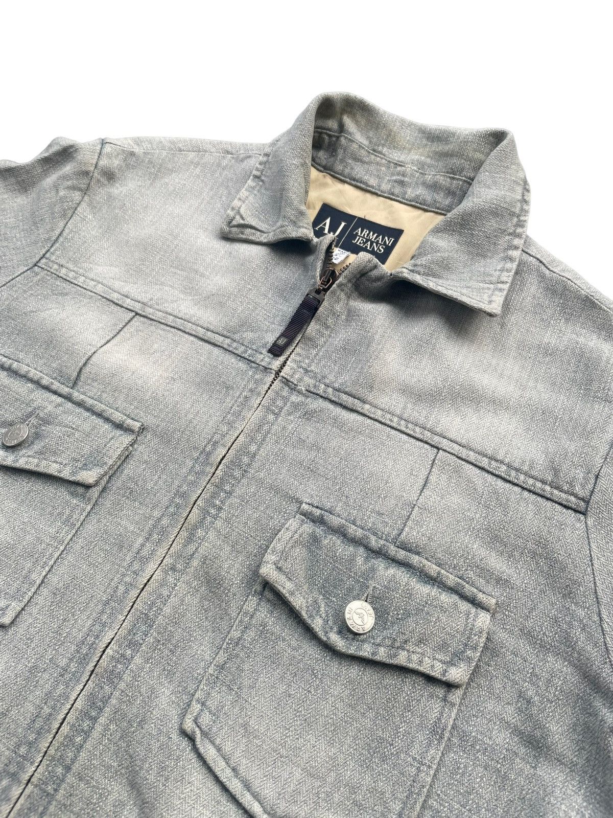 Armani Vintage Armani Jeans Jacket Size US L / EU 52-54 / 3 - 4 Thumbnail