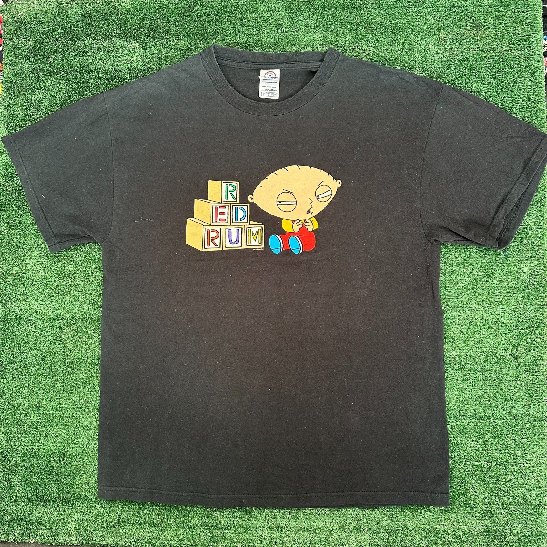 Delta Vintage Y2K Family Guy Stewie Redrum T-Shirt Boxy Faded Adul Size US L / EU 52-54 / 3 - 1 Thumbnail