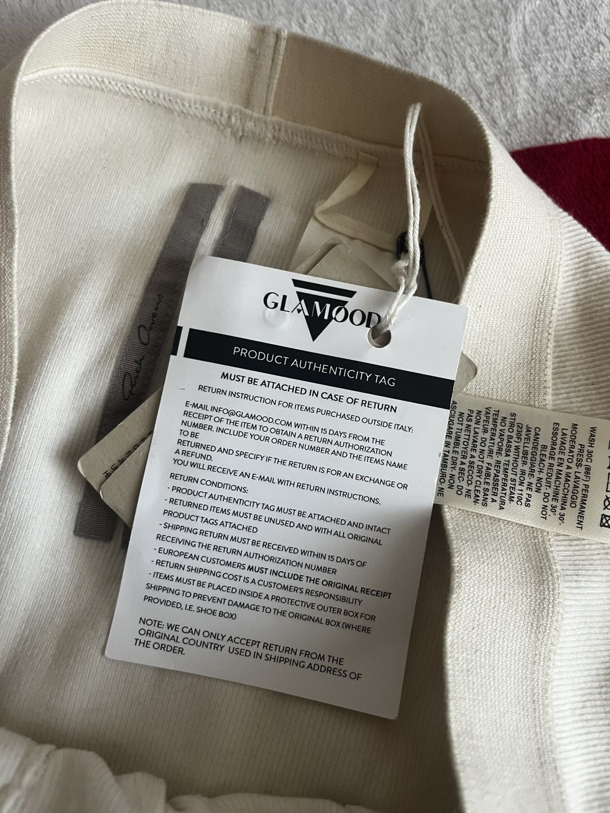 Rick Owens Rick Owens Rib Briefs Natural Made in Italy Underwear RO Size US 32 / EU 48 - 13 Thumbnail