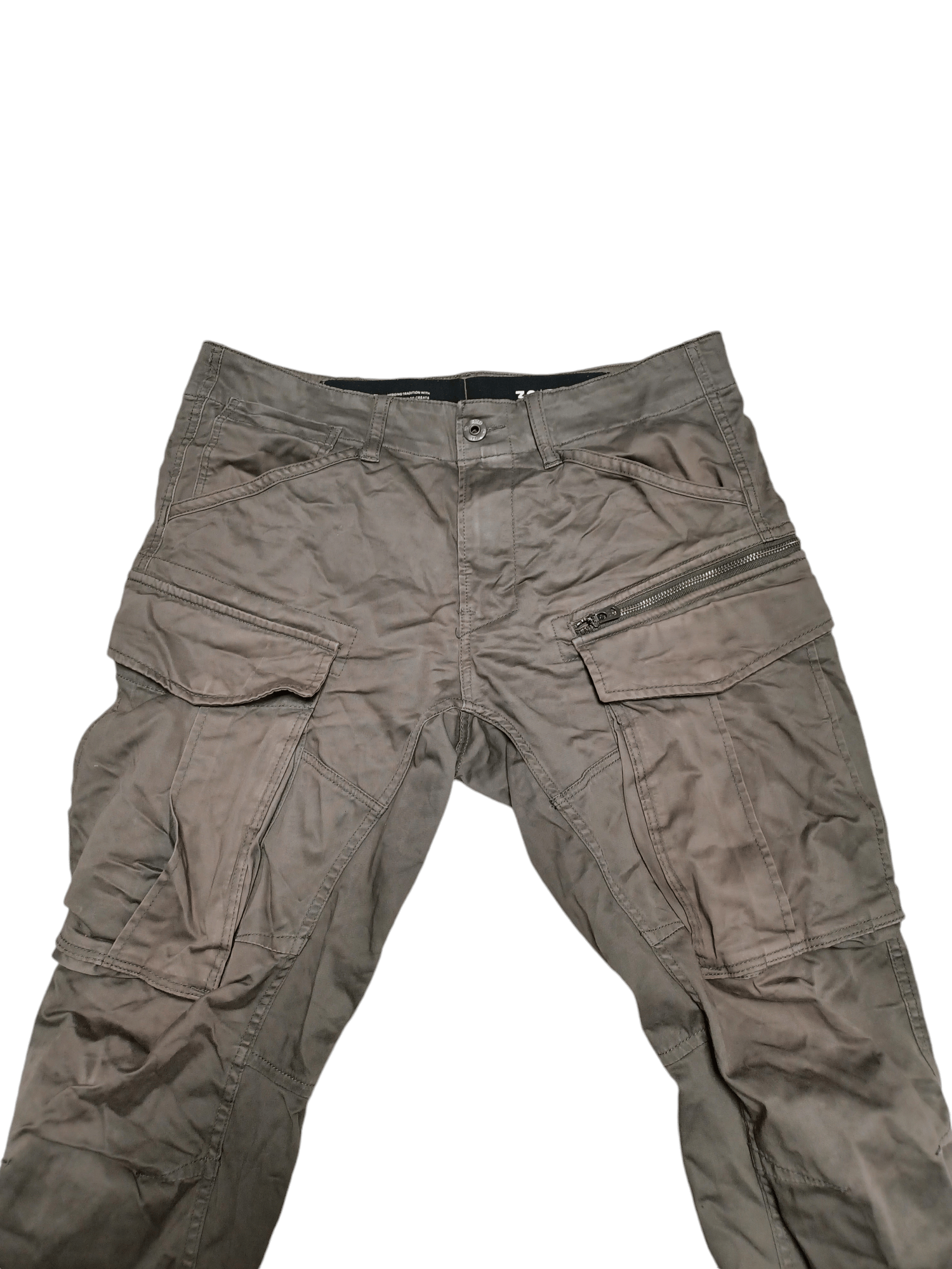 G-Star G STAR RAW MILITARY CARGO MULTIPOCKET AVANTGARDE PANTS Size US 32 / EU 48 - 2 Thumbnail