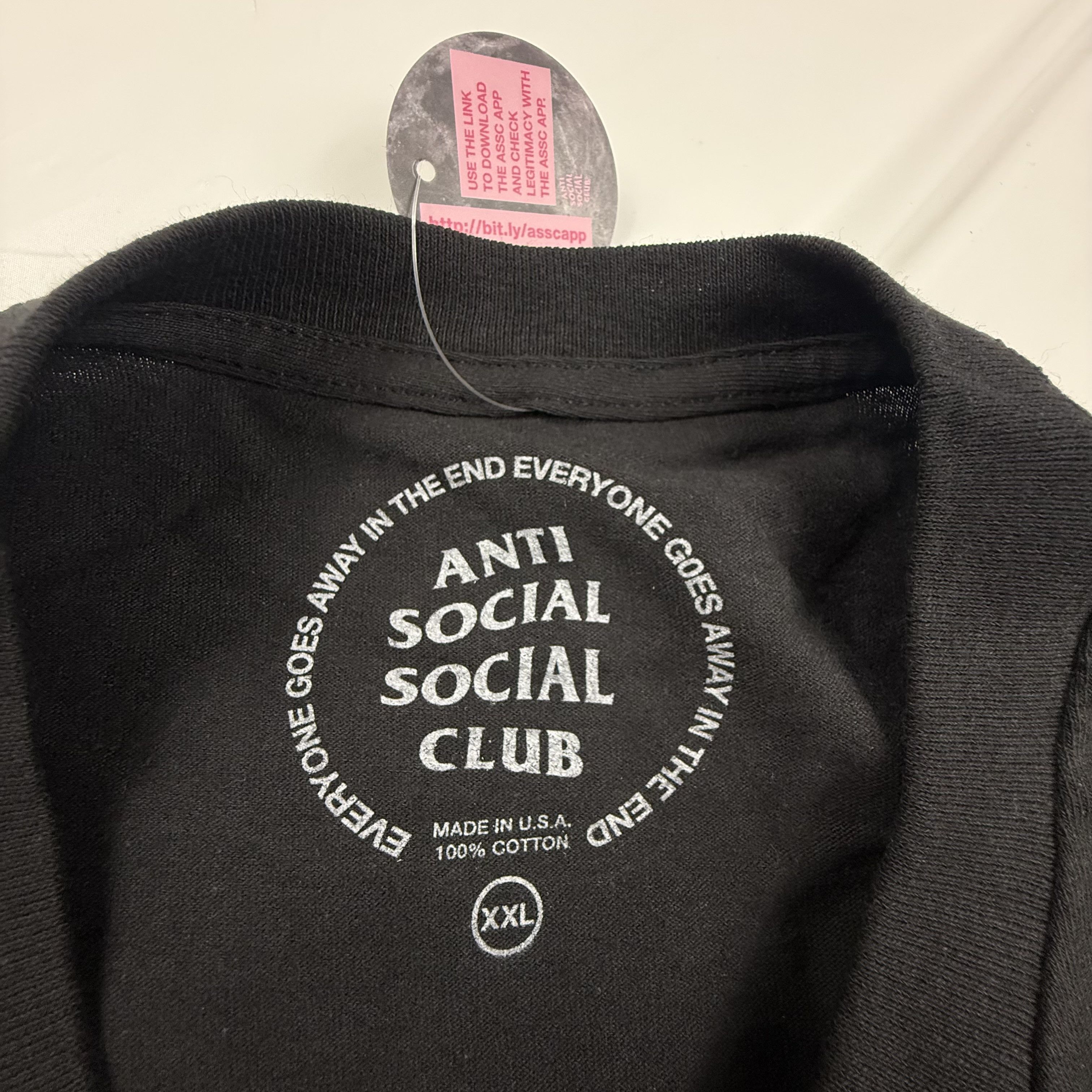 Anti Social Social Club Anti Social Social Club ASSC Black Rose Graphic T-Shirt XXL Size US XXL / EU 58 / 5 - 5 Thumbnail