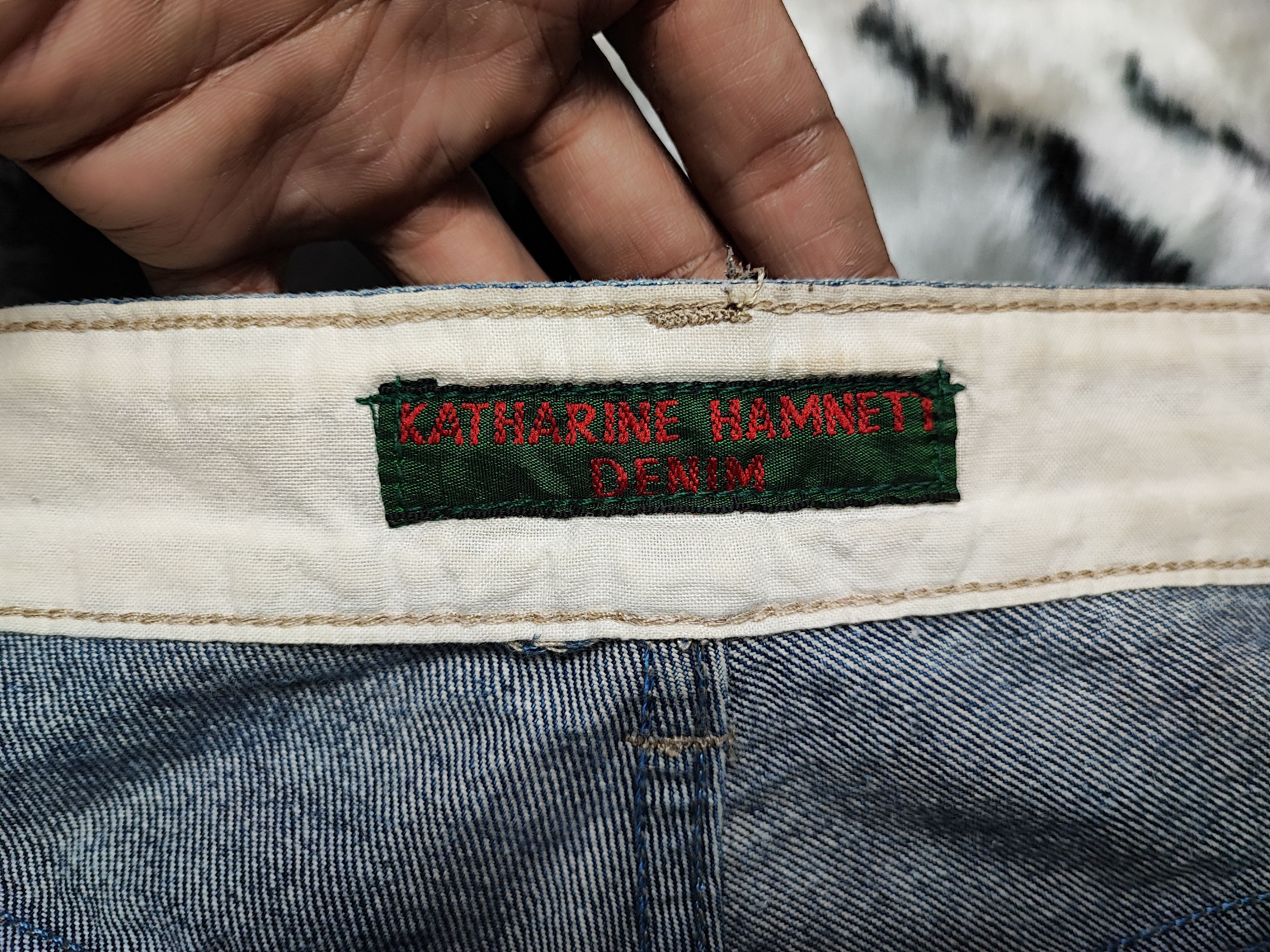 Katharine Hamnett London Vintage 2000s Katharine Hamnet London Fly Button Baggy Size US 27 - 11 Thumbnail