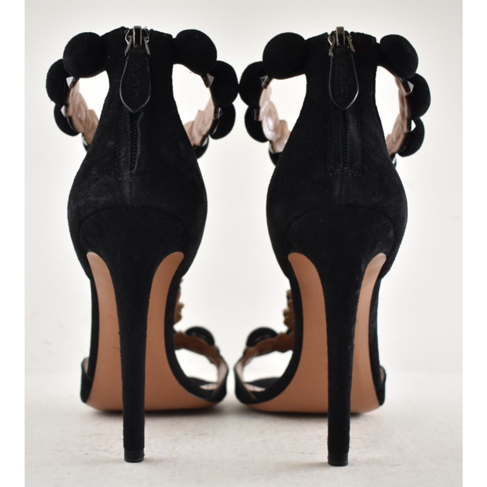 Alaia Alaia Bombe 110mm Black Suede Ankle T Strap Sandal 39.5 Size US 9.5 / IT 39.5 - 15 Thumbnail