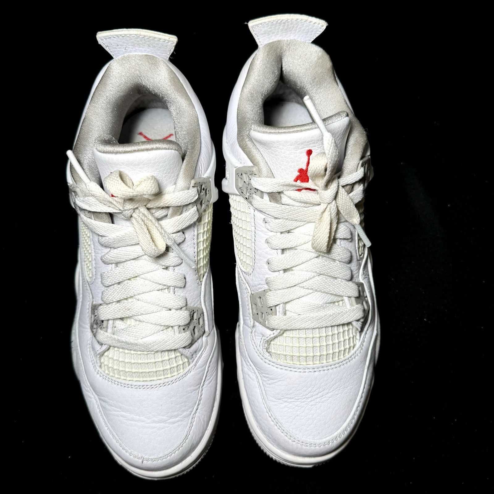 Jordan Brand × Nike Size 6 - Nike Air Jordan 4 Retro GS White Oreo Men's Shoes Size US 6 / EU 39 - 4 Thumbnail