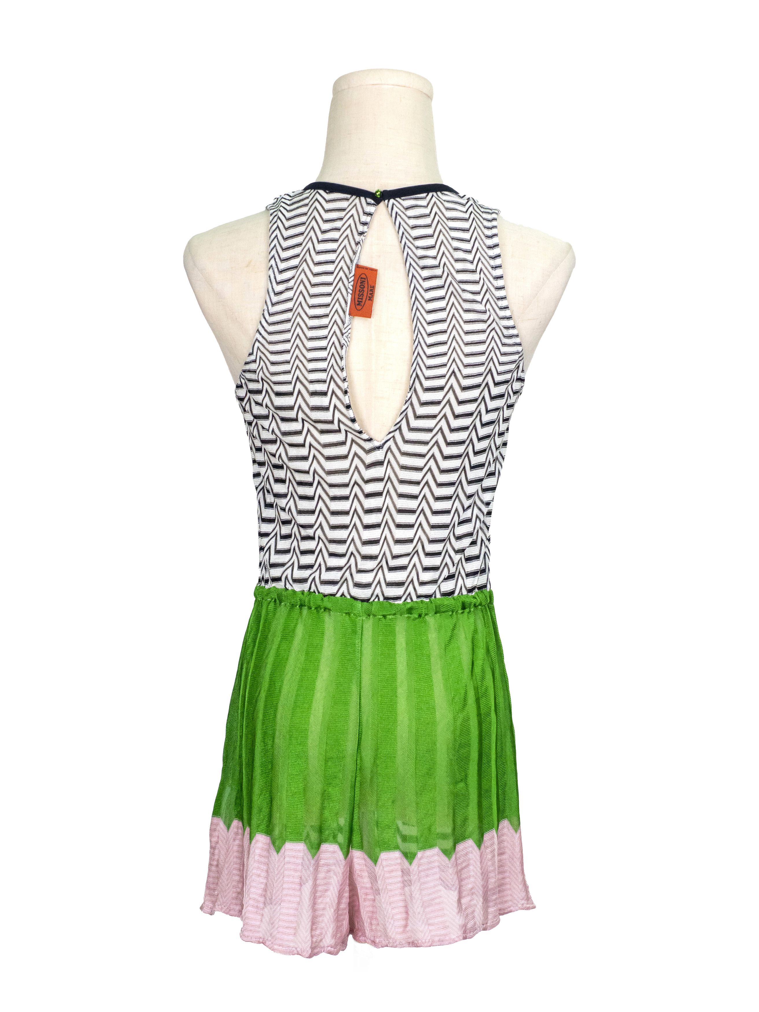 Missoni Black and White Geometric Print Jumpsuit Size XS / US 0-2 / IT 36-38 - 2 Thumbnail