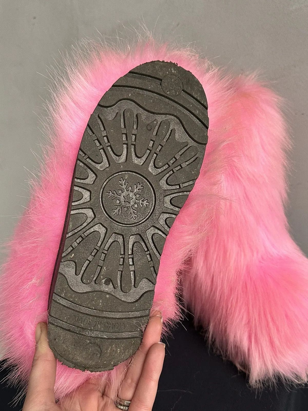 If Six Was Nine Wow😻IFSIXWASNINE FUR FAUX WINTER BOOTS VINTAGE JAPAN Y2K Size US 6 / IT 36 - 8 Thumbnail