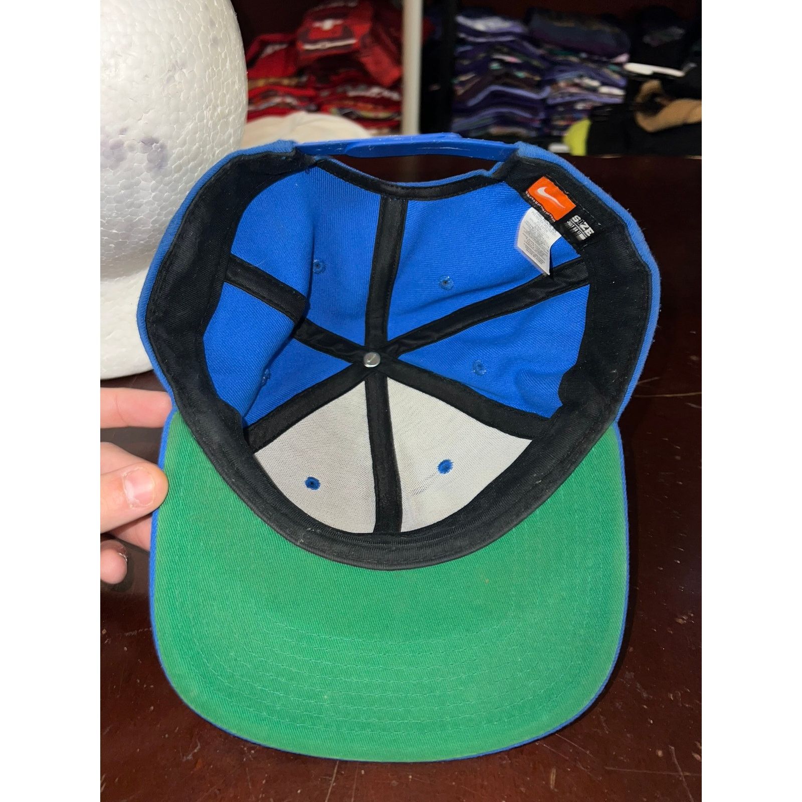Nike Nike Blue Snapback Pro Dri Fit Baseball Royal Blue Snapback Size ONE SIZE - 7 Thumbnail