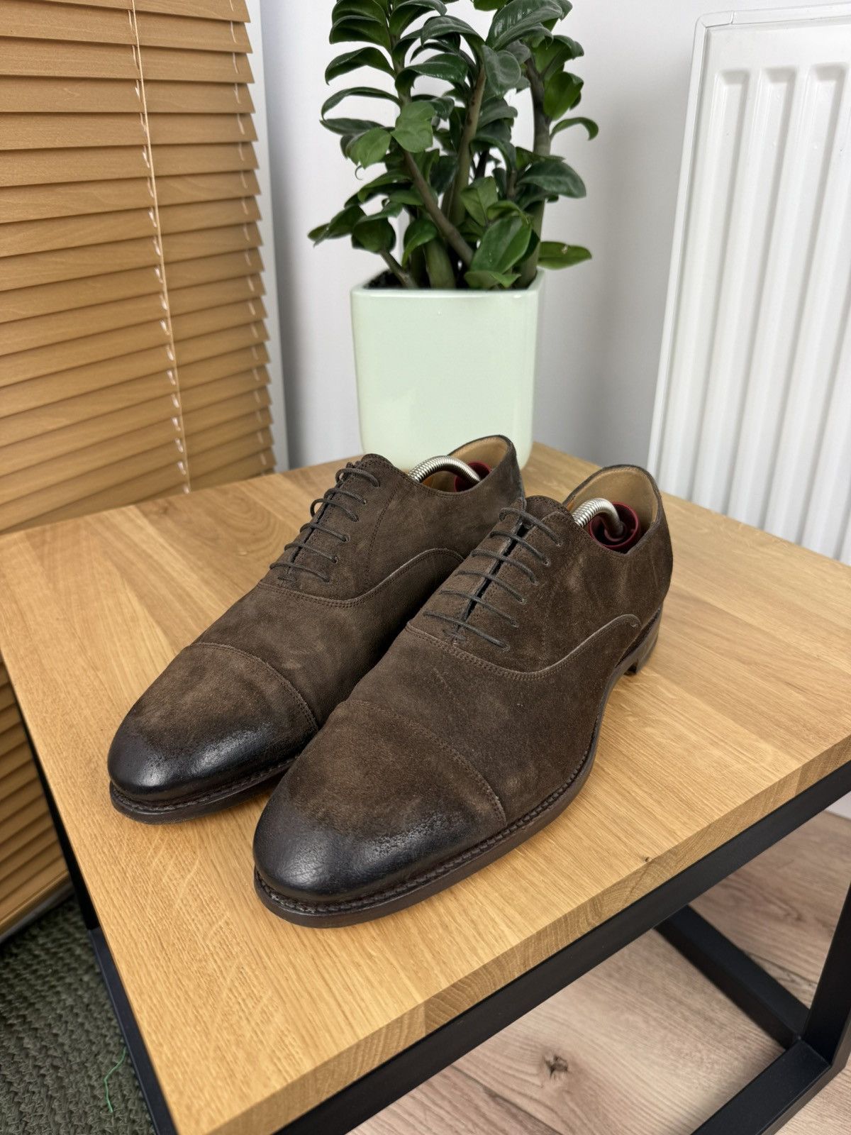 Gucci GUCCI Luxury Brown Derby Cap Toe Formal Shoes Size US 9.5 / EU 42-43 - 2 Thumbnail