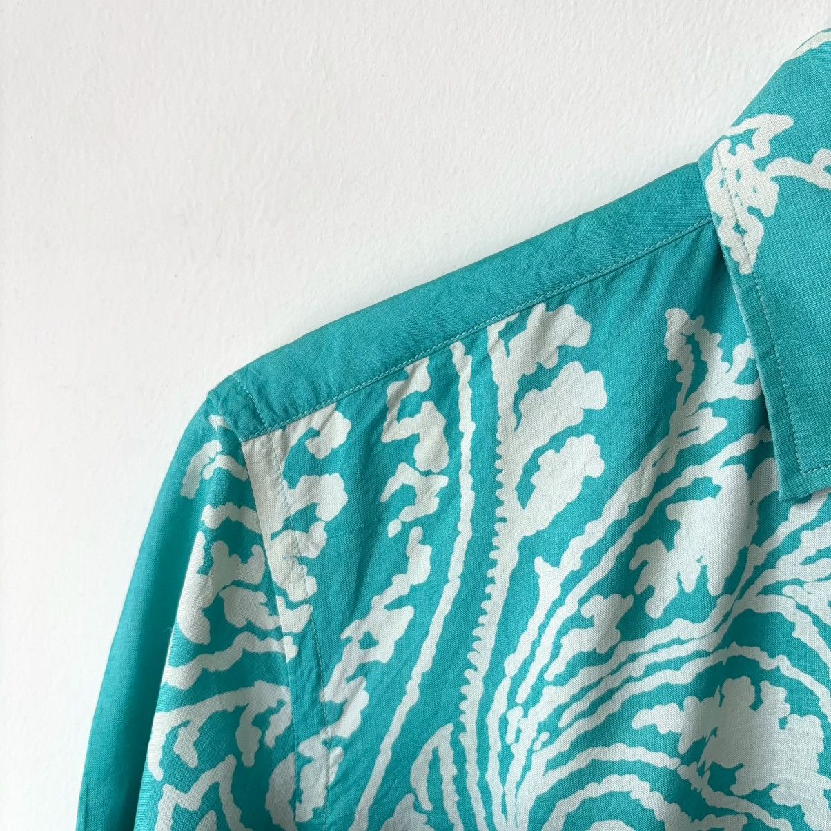 Ralph Lauren Purple Label 100% Silk Floral Hawaiian Shirt Made in Italy Size US L / EU 52-54 / 3 - 8 Thumbnail