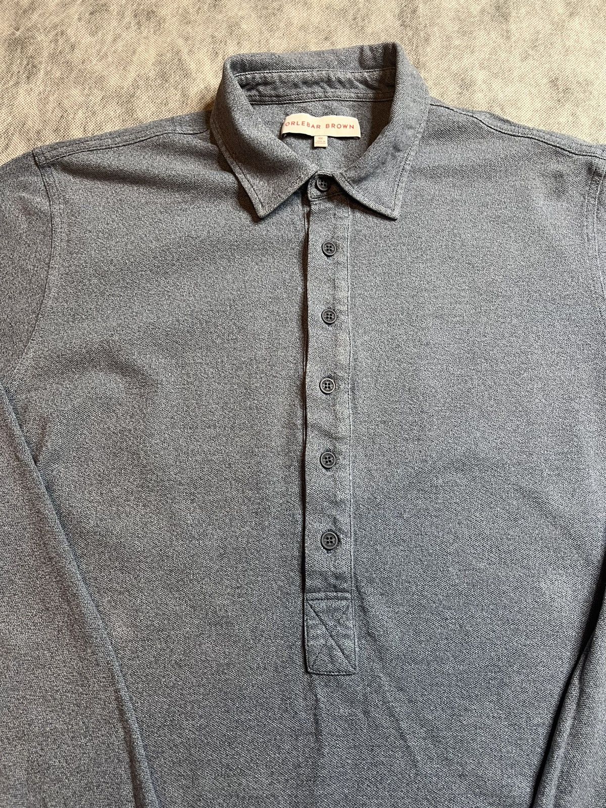Orlebar Brown Orlebar Brown Luxury Polo Longsleeve Size US XXL / EU 58 / 5 - 3 Thumbnail