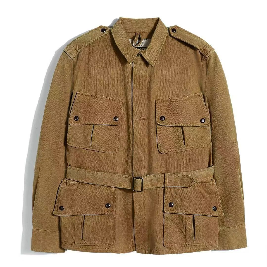 RRL Ralph Lauren Knit Herringbone Twill Jacket RRL Size US M / EU 48-50 / 2 - 1 Thumbnail