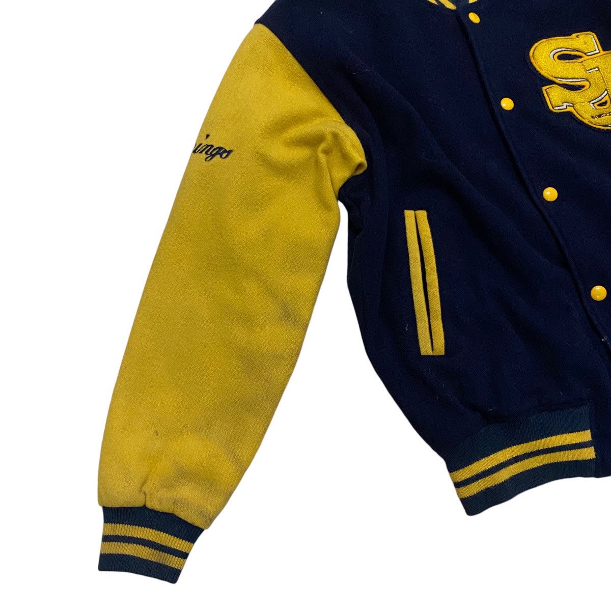 Descente × Japanese Brand × Vintage ☀️Vintage Desente wool stadium varsity jacket Size US M / EU 48-50 / 2 - 9 Thumbnail
