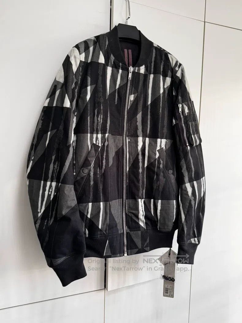 Rick Owens Rick Owens Fall/Winter 2016 Camouflage Splash Bomber Jacke Size US XS / EU 42 / 0 - 3 Thumbnail