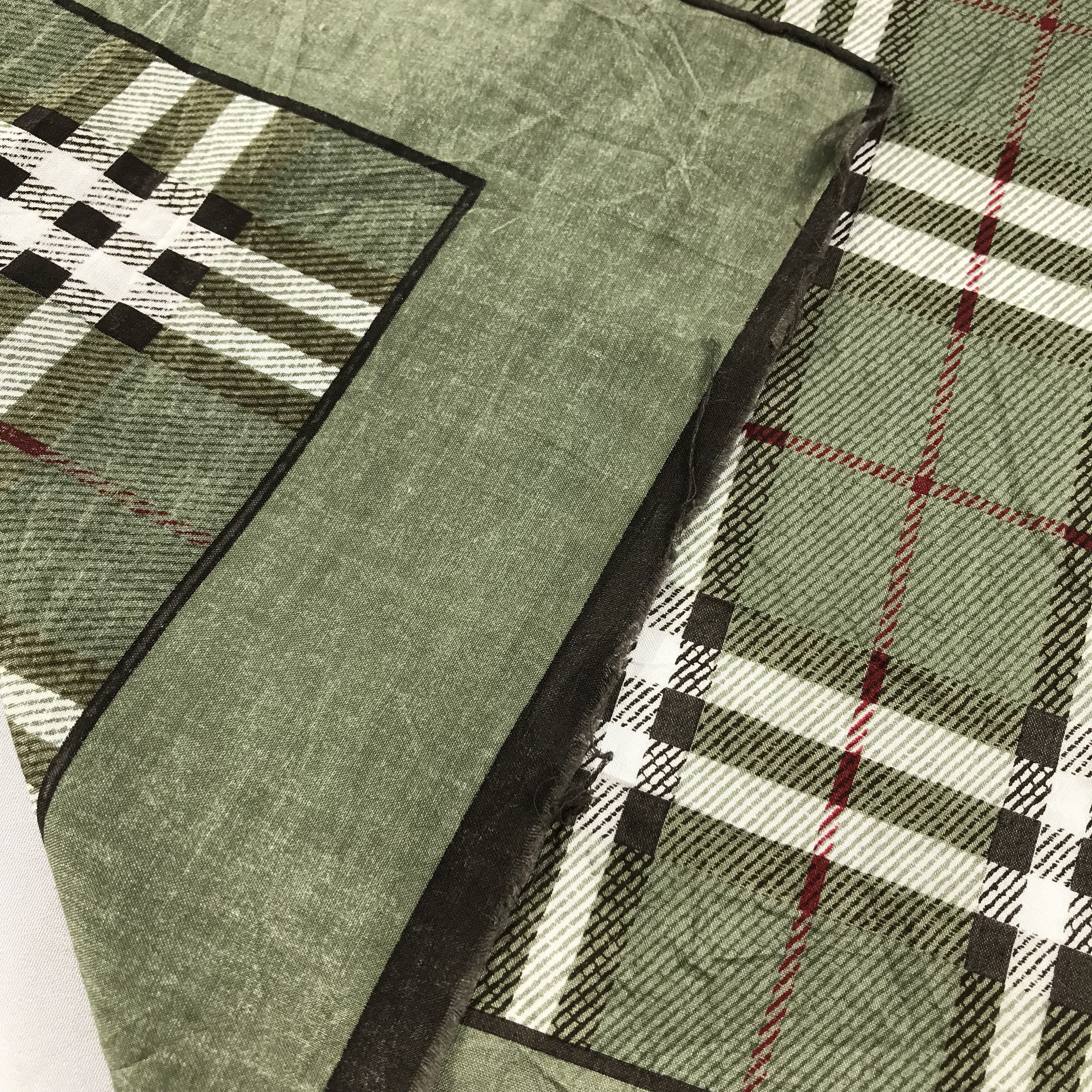 Burberry × Vintage Burberry Bandana / Handkerchief / Neckerchief - S2672 Size ONE SIZE - 3 Thumbnail