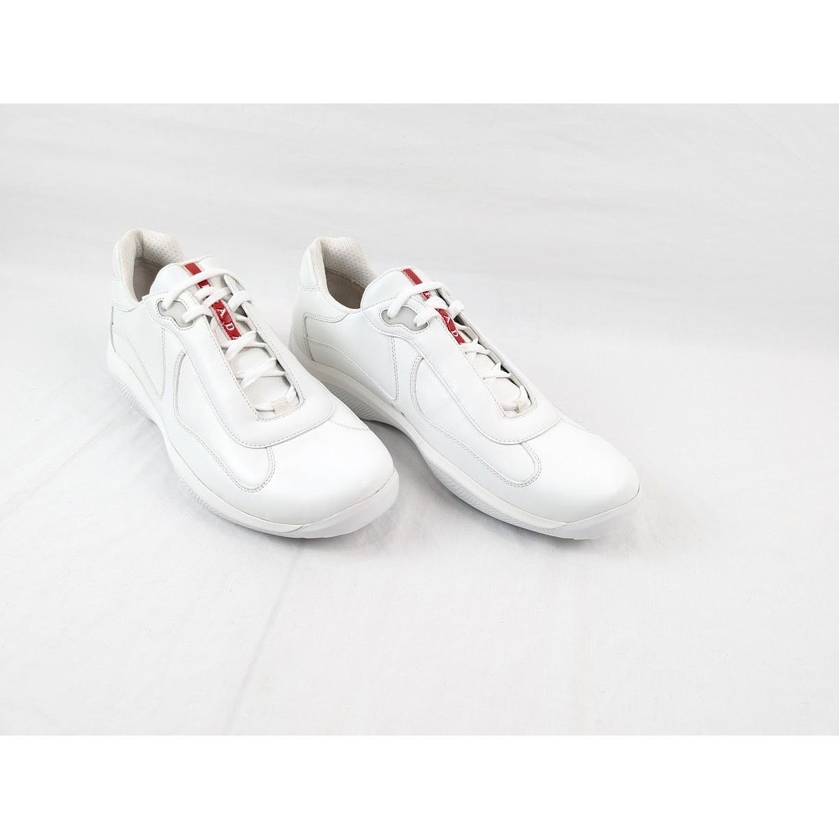 Prada o1rshd1 Cup Low-Top Sneakers in Bianco Size US 10 / EU 43 - 17 Thumbnail
