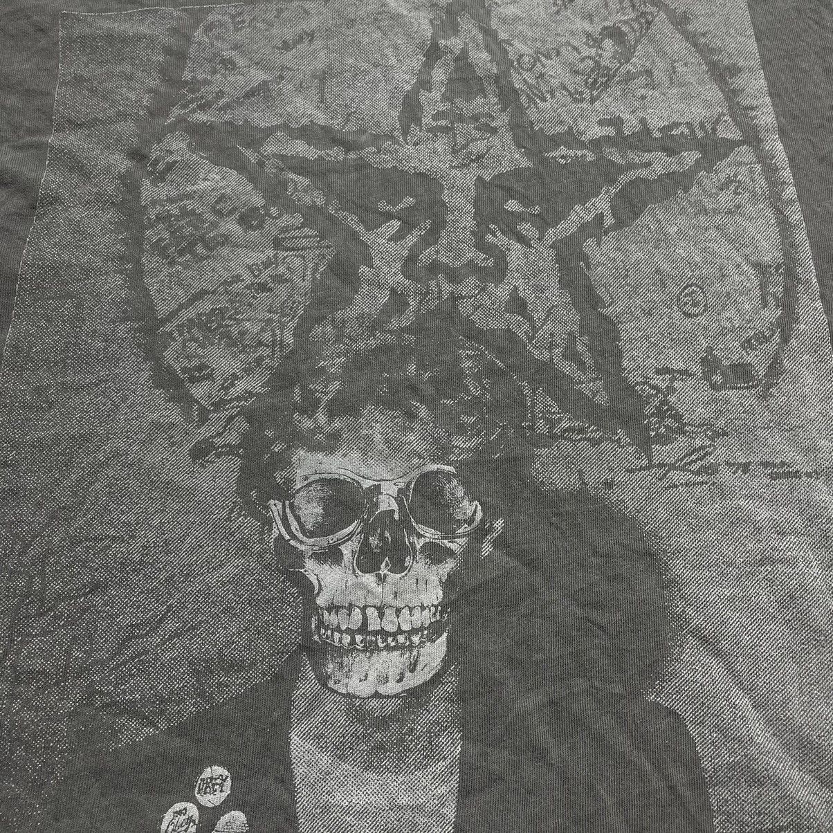 Vintage Vintage Y2K Obey Skull Graphic Tee Sun Faded Goth Punk M Size US M / EU 48-50 / 2 - 4 Thumbnail
