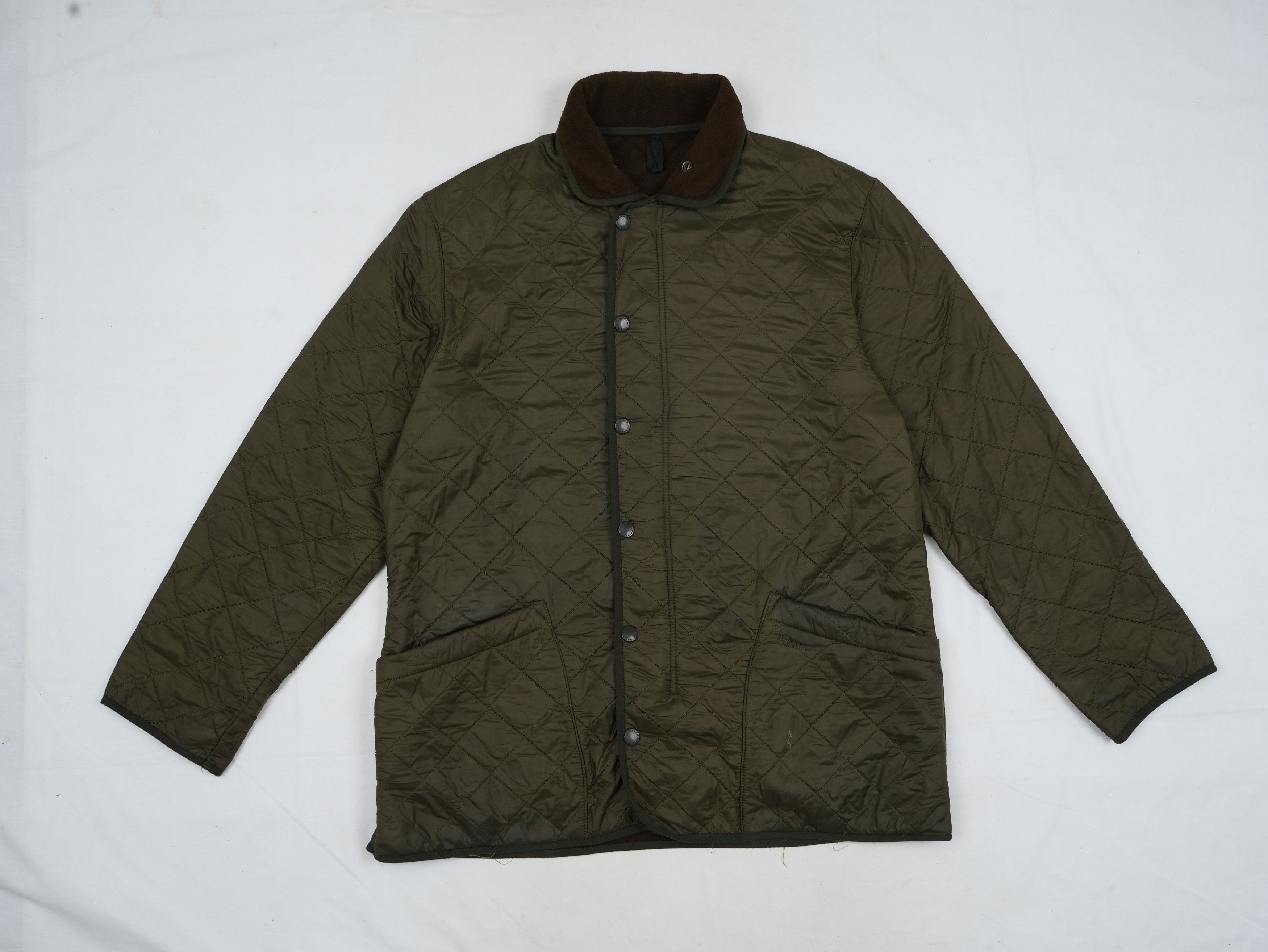 Olive Barbour Heritage Liddesdale Diamond Quilting Jacket