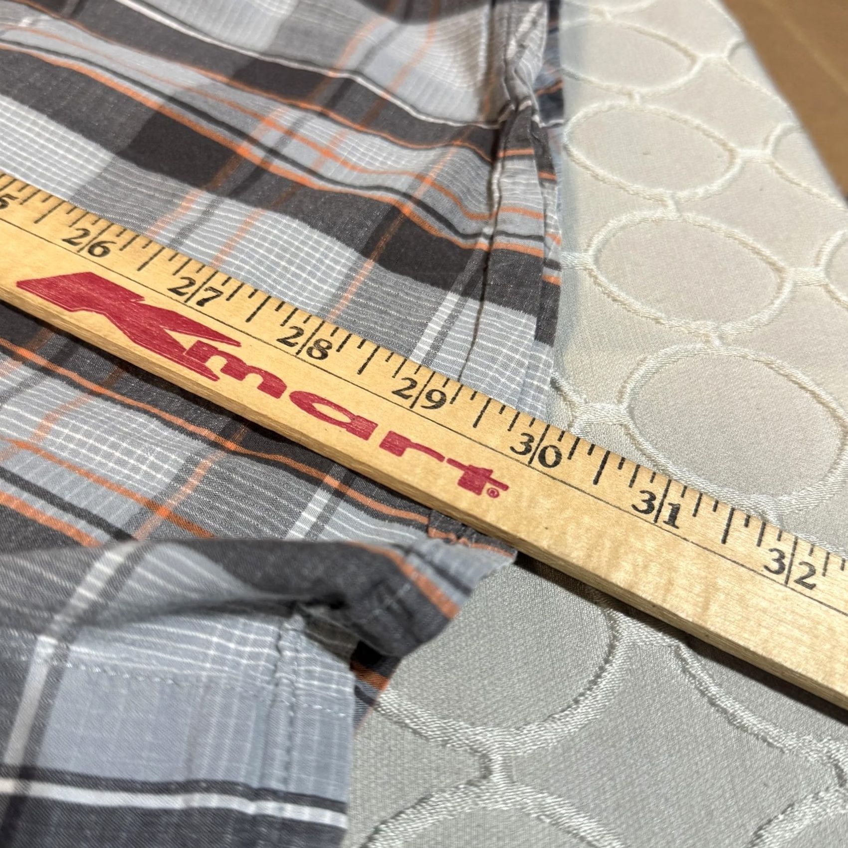 Vintage Woolrich Shirt Mens XL Gray Orange Plaid Short Sleeve Button-Up Cotton Woolrich Woolen Mills Vintage: No Size US XL / EU 56 / 4 - 6 Thumbnail