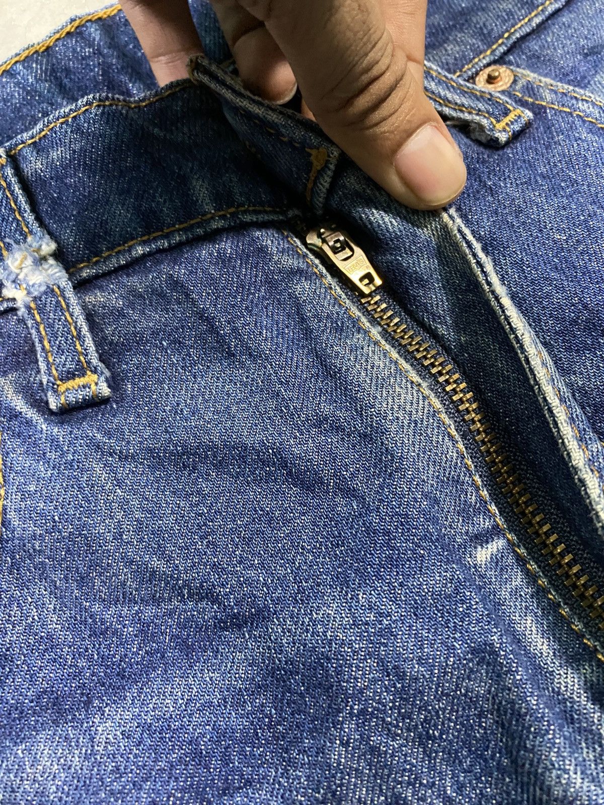 Levi's Vintage levis 515 distressed denim regular fit Size US 32 / EU 48 - 17 Thumbnail