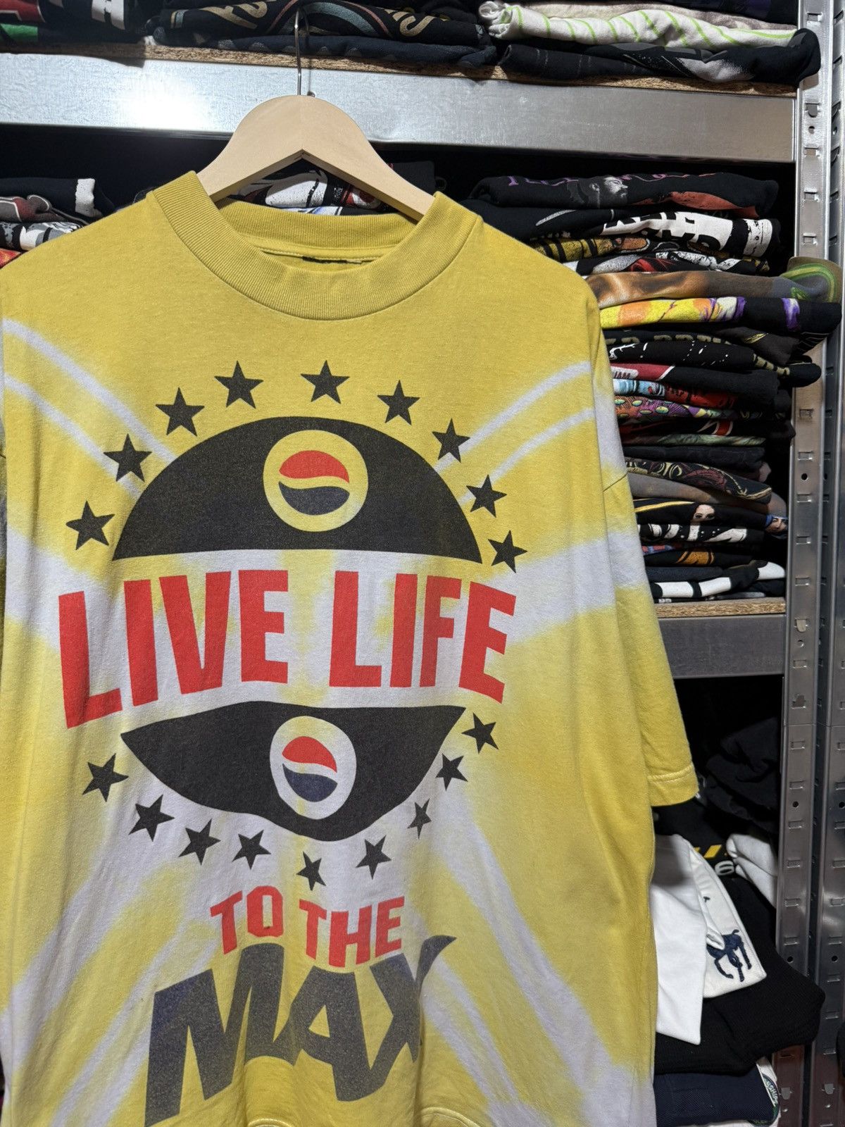 Vintage Vintage 90s Pepsi Cola Live Life To The Max Retro T-Shirt Size US XXL / EU 58 / 5 - 3 Thumbnail