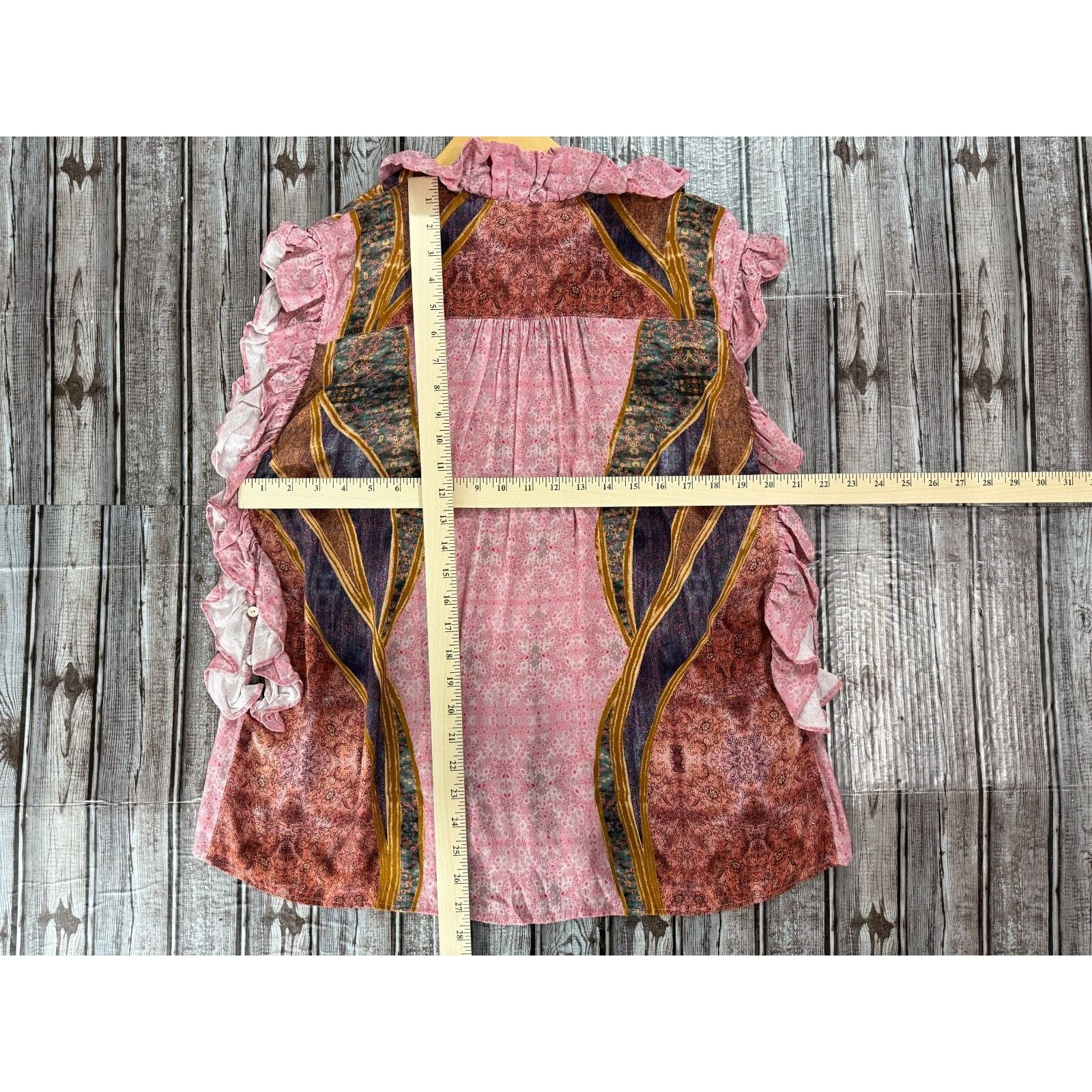 Mes Demoiselles Mes Demoiselles Baclia Printed Blouse Size 40 US 6 NWT mspr Size S / US 4 / IT 40 - 6 Thumbnail