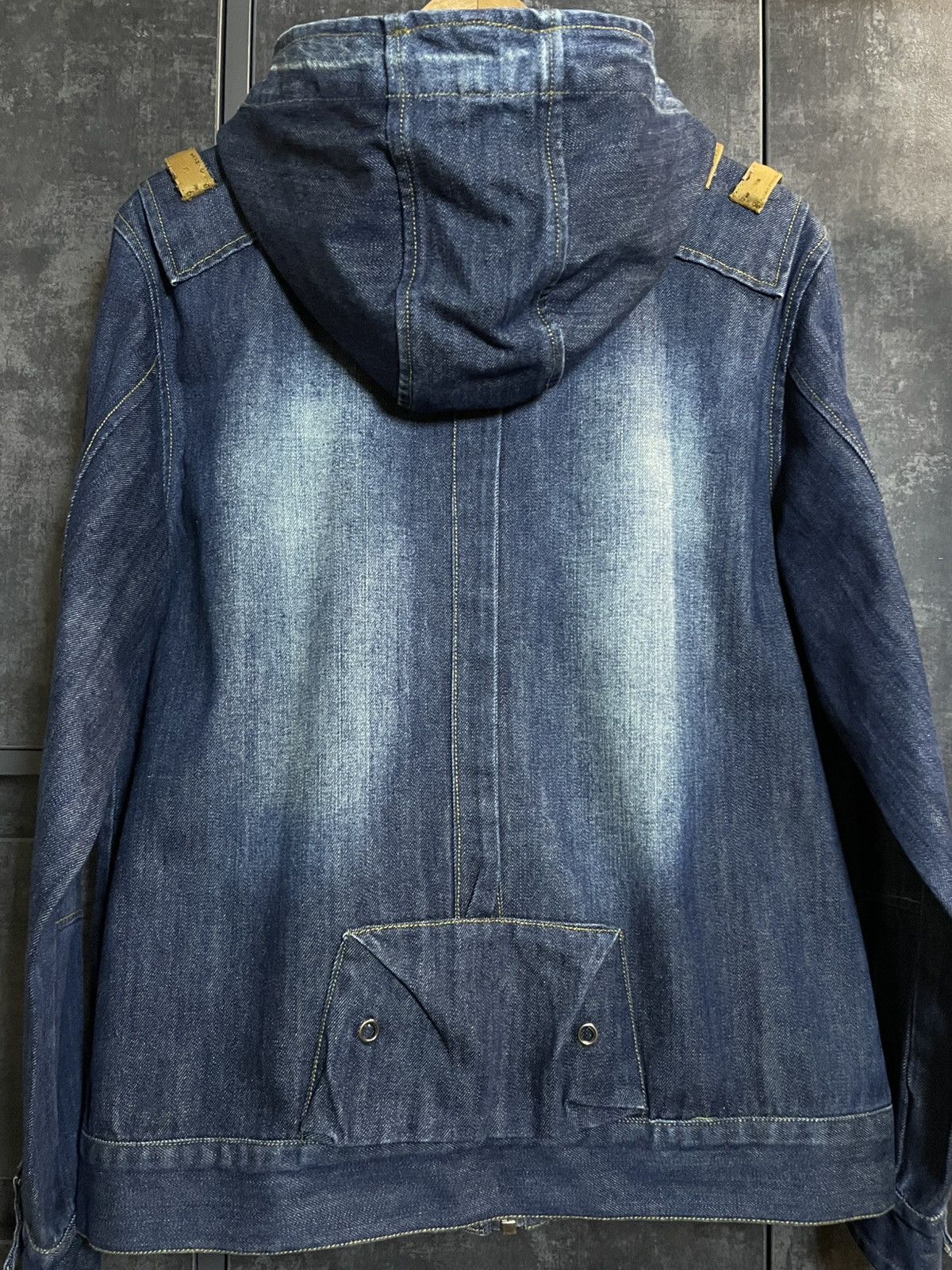 Japanese Brand Vintage Denim Military Jacket Napoleon Military Streetwear Size US L / EU 52-54 / 3 - 11 Thumbnail