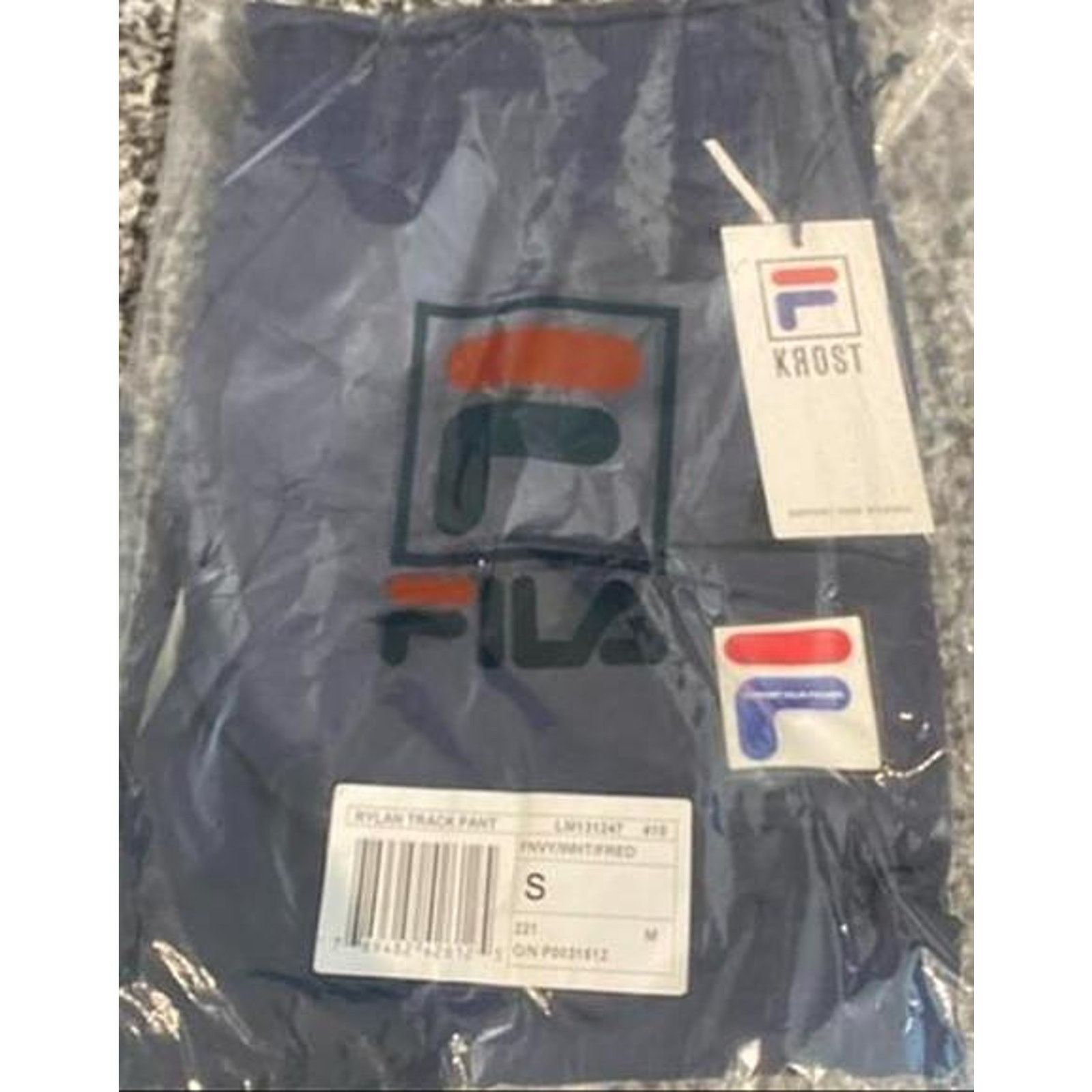 Fila KROST X FILA Rylan Track Pants Sweatpants LM131247 $128 NWT Size US 32 / EU 48 - 6 Thumbnail