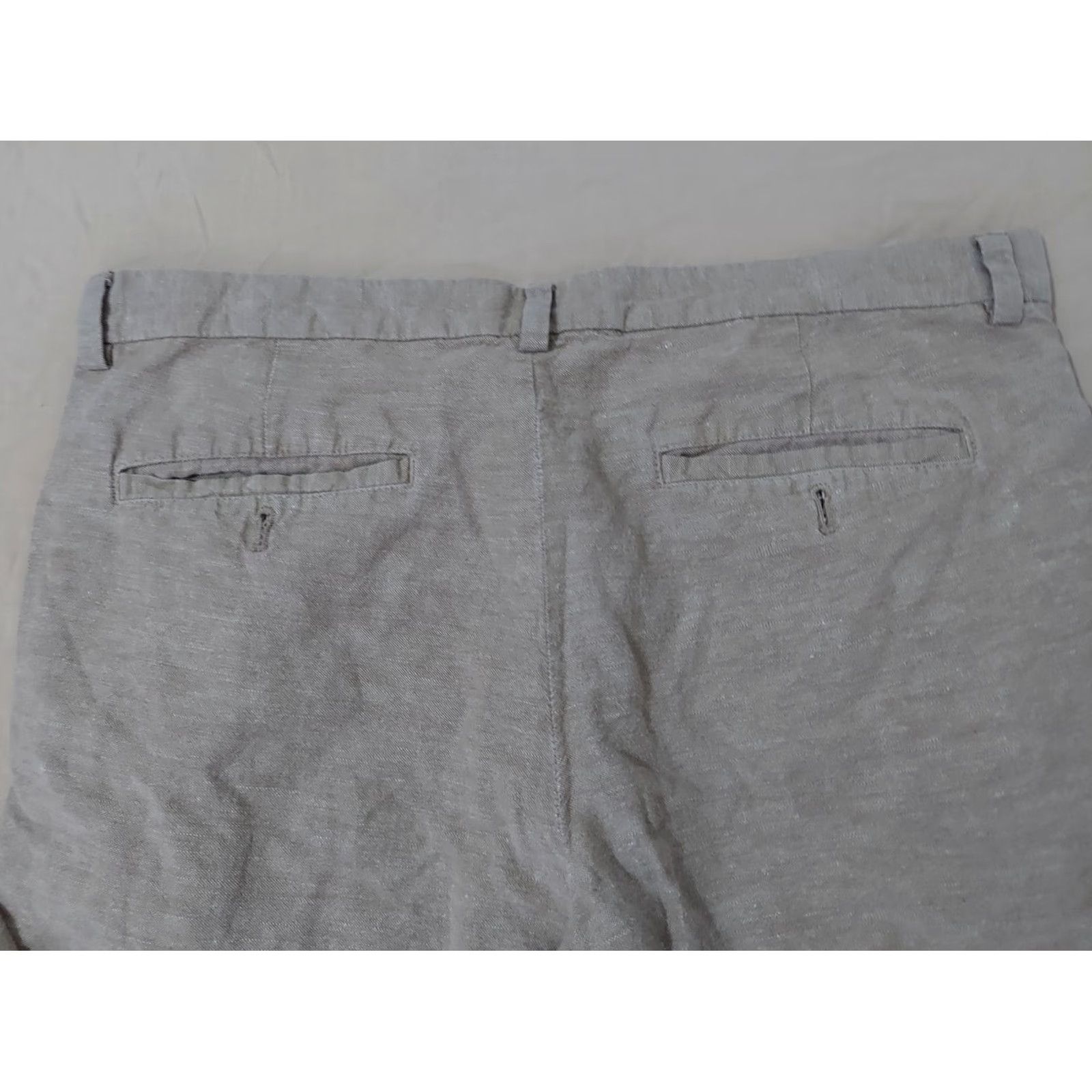 Banana Republic VINTAGE Banana Republic Pants Dress Pants Linen Beige Khaki 35x32 36x30 Mens Mens Size US 32 / EU 48 - 2 Thumbnail