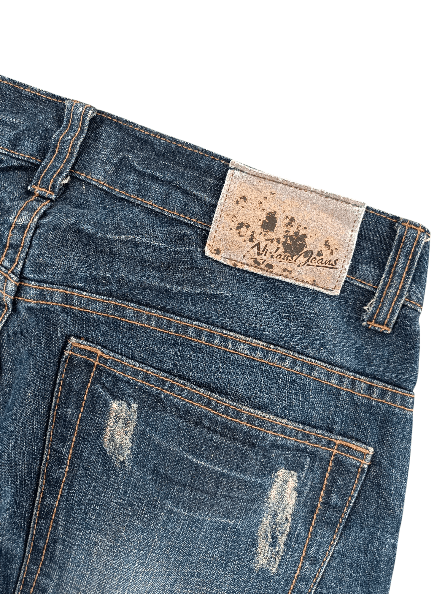 If Six Was Nine × Japanese Brand × Jean 🔥 VTG 🔥 Japanese Nylaus Rare Distressed Jeans Size US 32 / EU 48 - 5 Thumbnail