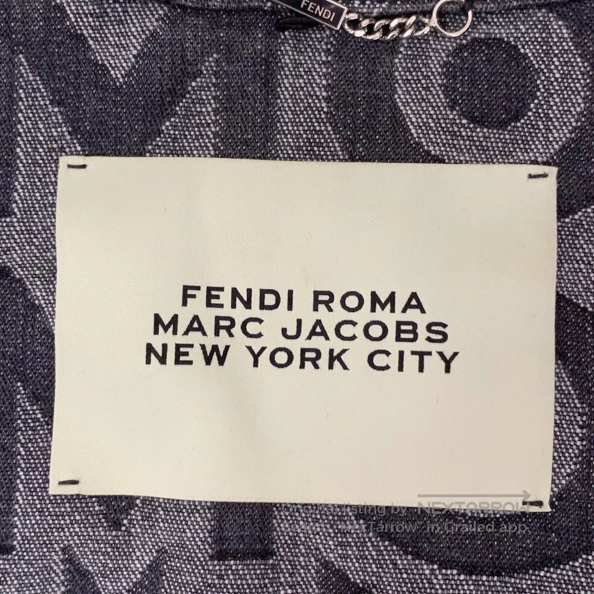 Fendi fendi gray logo long sleeve denim shirt. Size US M / EU 48-50 / 2 - 5 Thumbnail