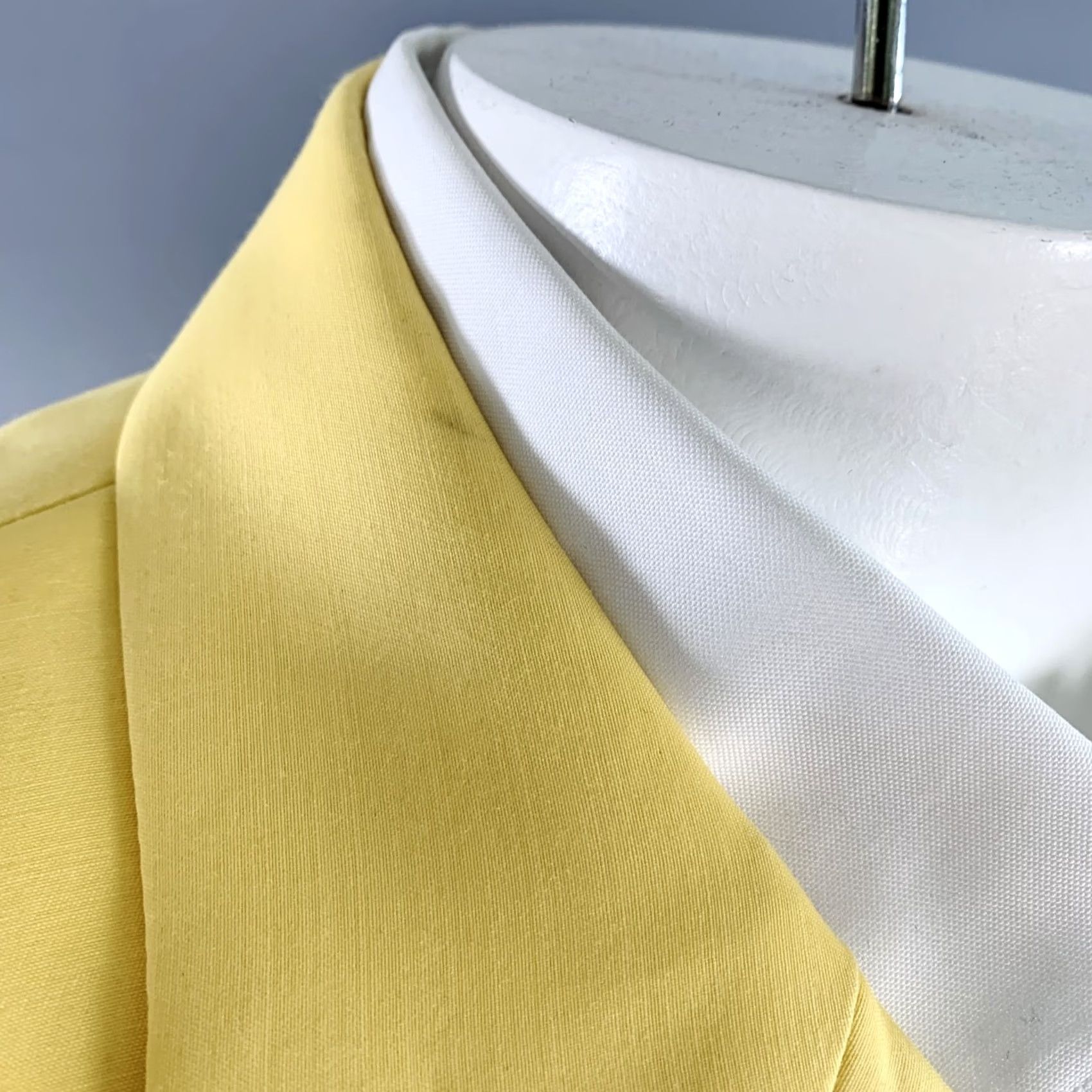 Lanvin LANVIN Size 42 Yellow Wool Silk Notch Lapel Sport Coat Size US XS / EU 42 / 0 - 6 Thumbnail