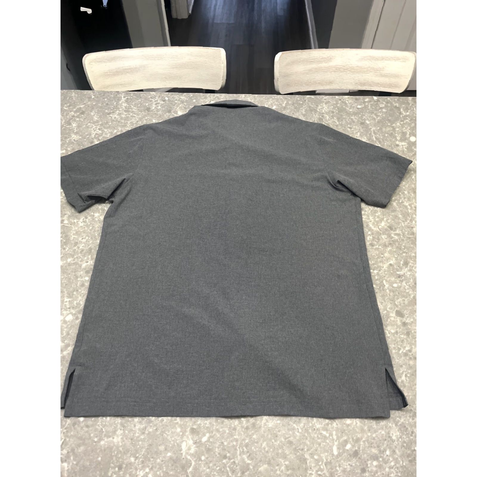 Adidas Adidas Adicross Shirt Men M Collared Button Up Athletic Gray Short Sleeve Casual Vintage? (But must not add N/A; vintage No) Sorry. Size US M / EU 48-50 / 2 - 7 Thumbnail