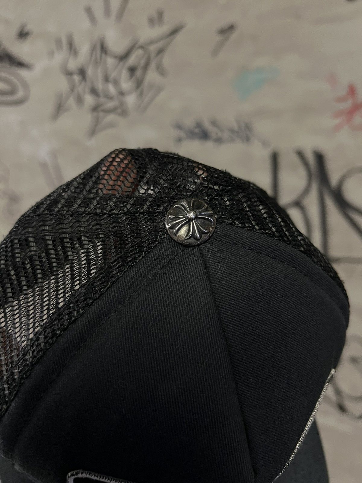 Chrome Hearts Chrome Hearts FUCK Hollywood Trucker Hat Size ONE SIZE - 3 Thumbnail