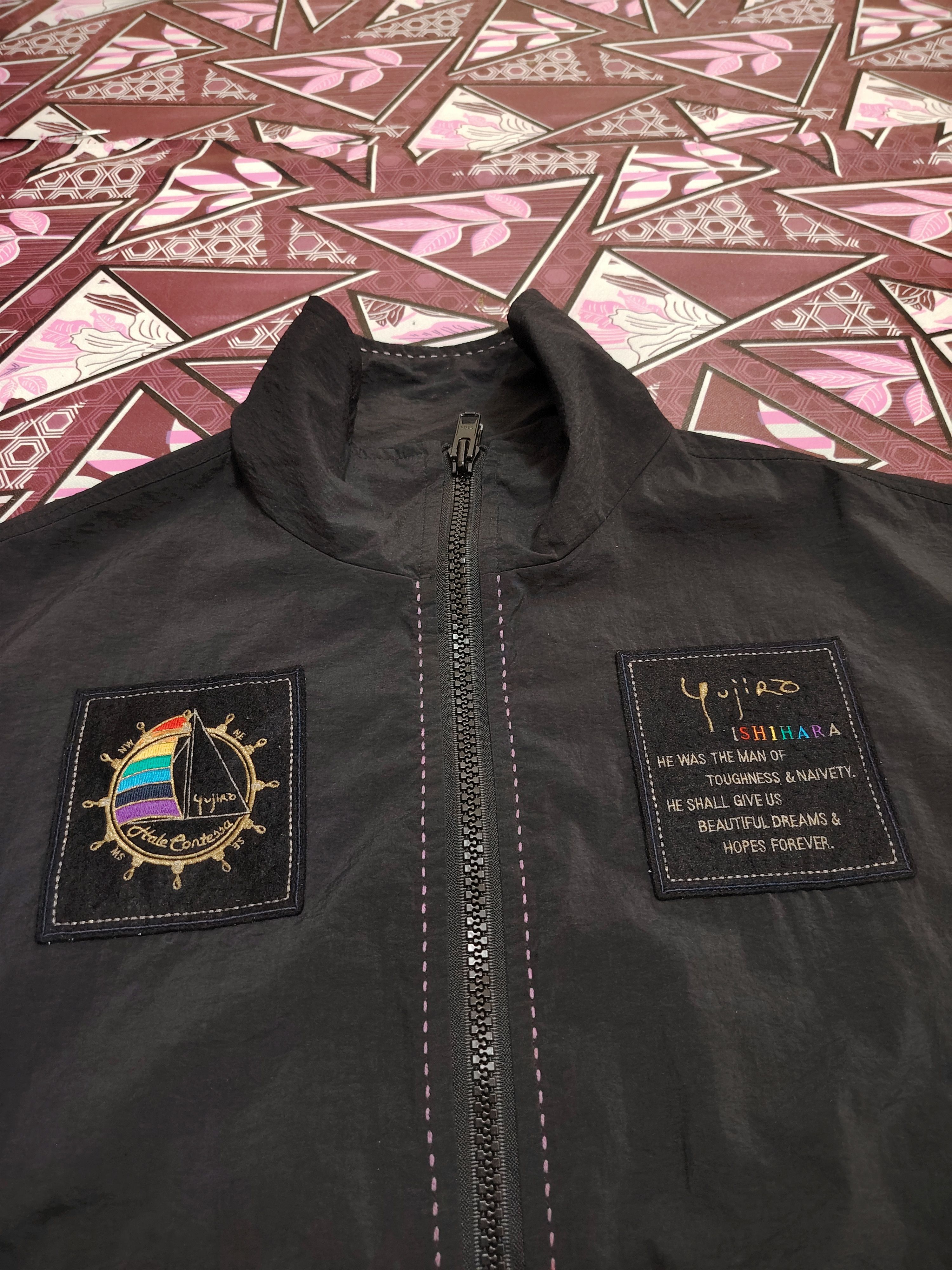 Japanese Brand Rare Japanese Design Yujiro Ishihara Reversible Nylon Jacket Size US M / EU 48-50 / 2 - 7 Thumbnail