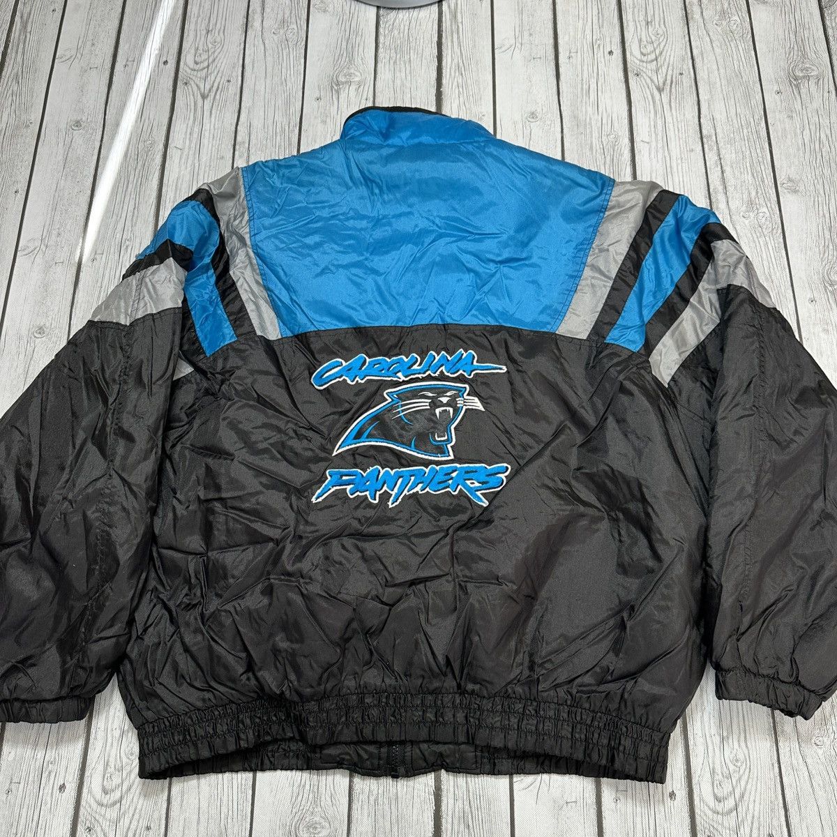 NFL × Vintage Vintage Carolina Panthers jacket Size US XL / EU 56 / 4 - 2 Thumbnail