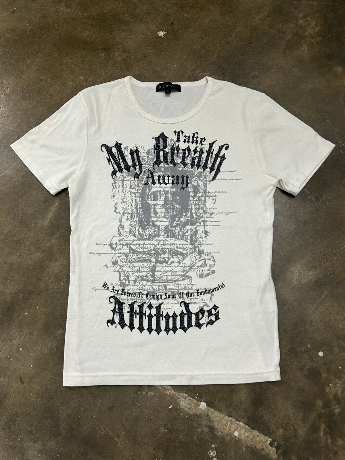 If Six Was Nine In the Attic Japan Tee Quotes Take me Breath Away Attitudes Size US S / EU 44-46 / 1 - 1 Thumbnail