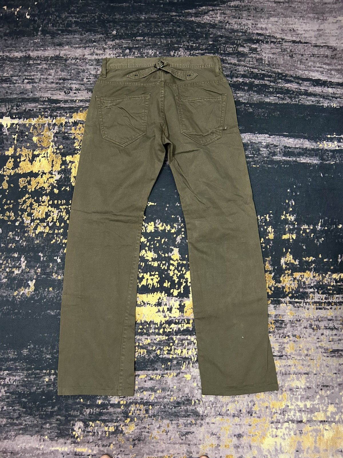 Japanese Brand 🔥🇯🇵 Semantic Design Rippet Buckle Back Pans Size US 29 - 5 Thumbnail
