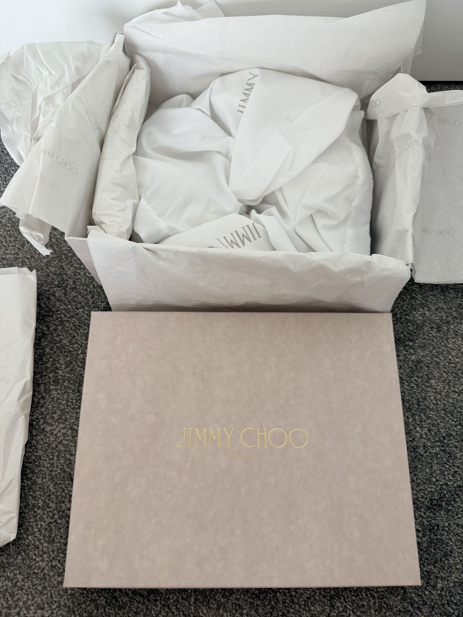 Jimmy Choo Jimmy Choo Saeda 100 Ivory/Crystal Size US 10 / IT 40 - 7 Thumbnail