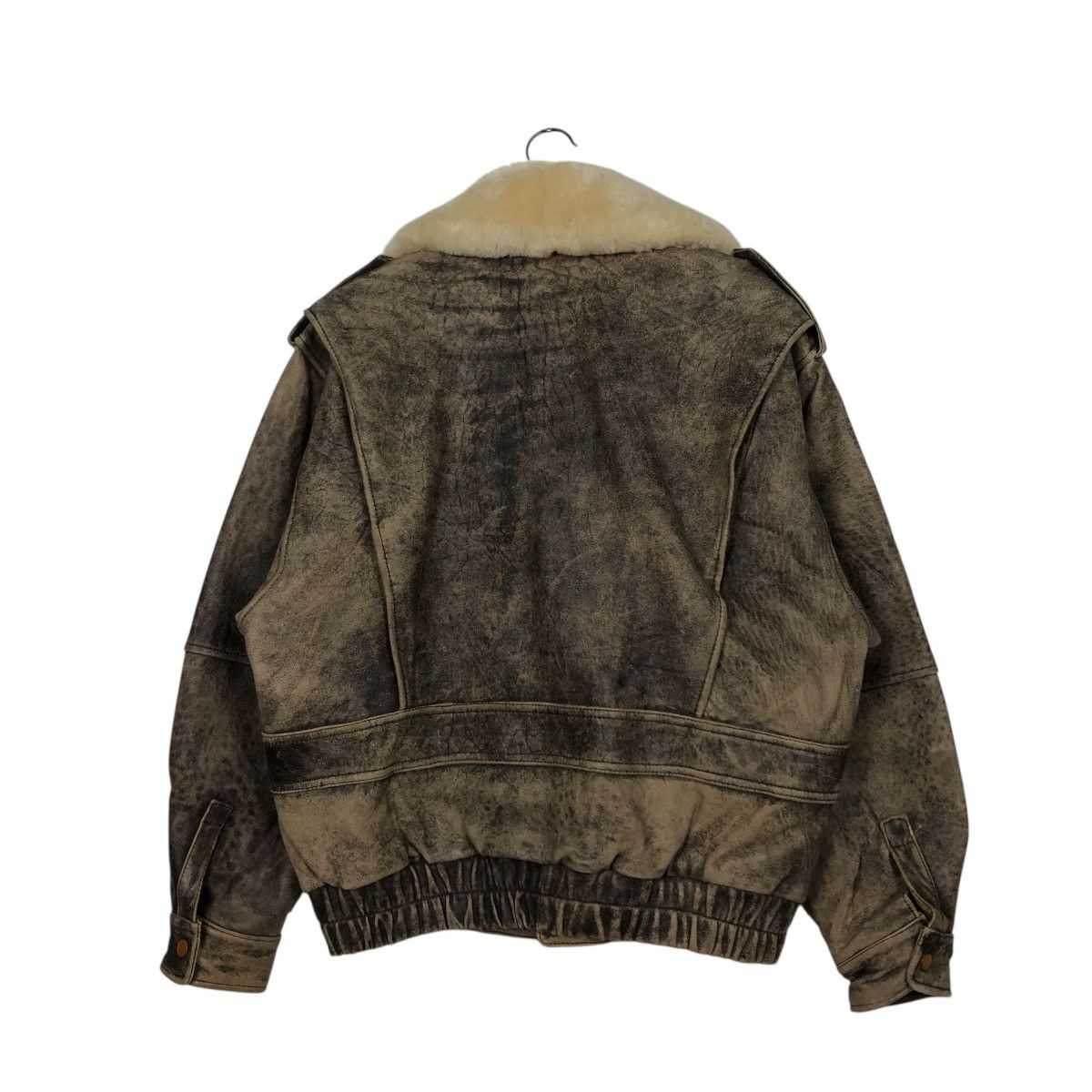Genuine Leather 🔥VINTAGE BIKER LEATHER JACKET UNBRANDED ISSEY MIYAKE Size US M / EU 48-50 / 2 - 11 Thumbnail