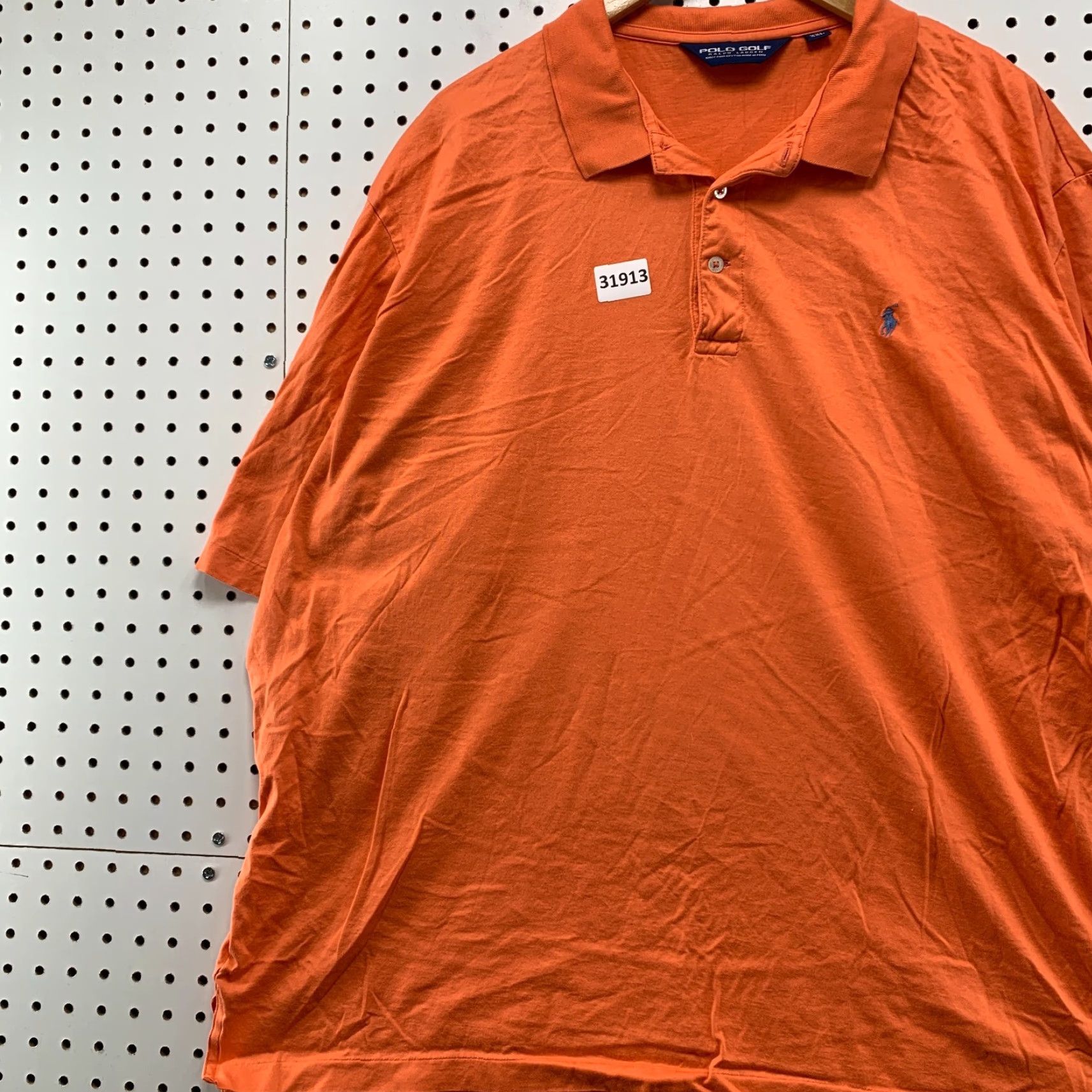 Ralph Lauren Polo Golf Ralph Lauren Collared Shirt Mens 2XL Orange Green Pony 28x31 WOODLANDS Size US XXL / EU 58 / 5 - 3 Thumbnail