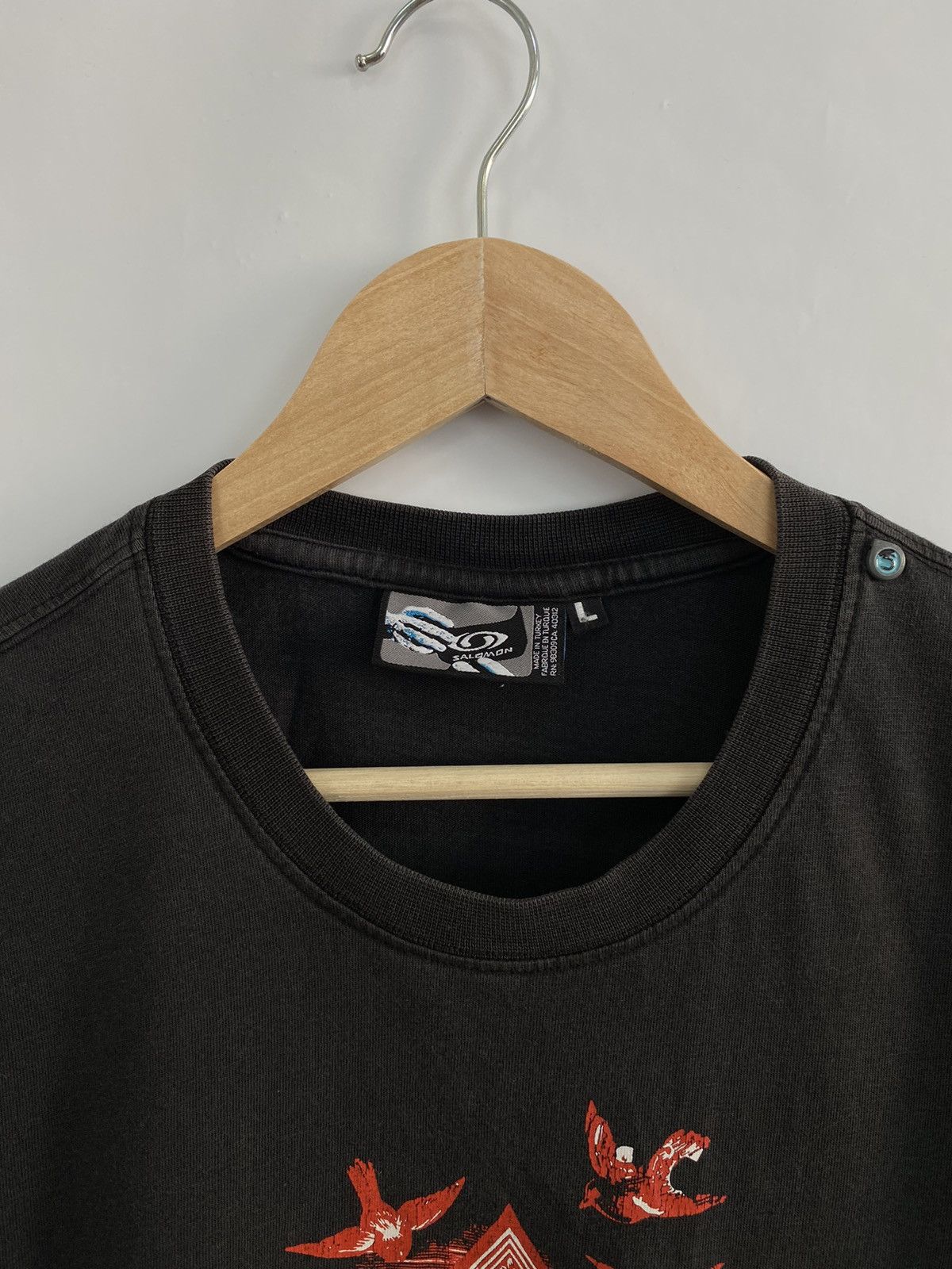 Salomon 🇺🇸🧗 Outdoor Salomon T-Shirt Y2K Rare Retro Mountains Size US L / EU 52-54 / 3 - 5 Thumbnail