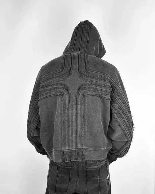 Japanese Brand Goth Zipper Sweatshirt Hoodie Size US L / EU 52-54 / 3 - 3 Thumbnail