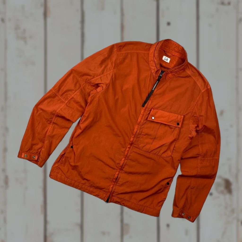 Vintage C.P. Company Chrome-R Mixed Goggle Overshirt Men Size M Orange Jacket Windbreaker Spring Nylon Zip Casual Mens Size US M / EU 48-50 / 2 - 1 Thumbnail