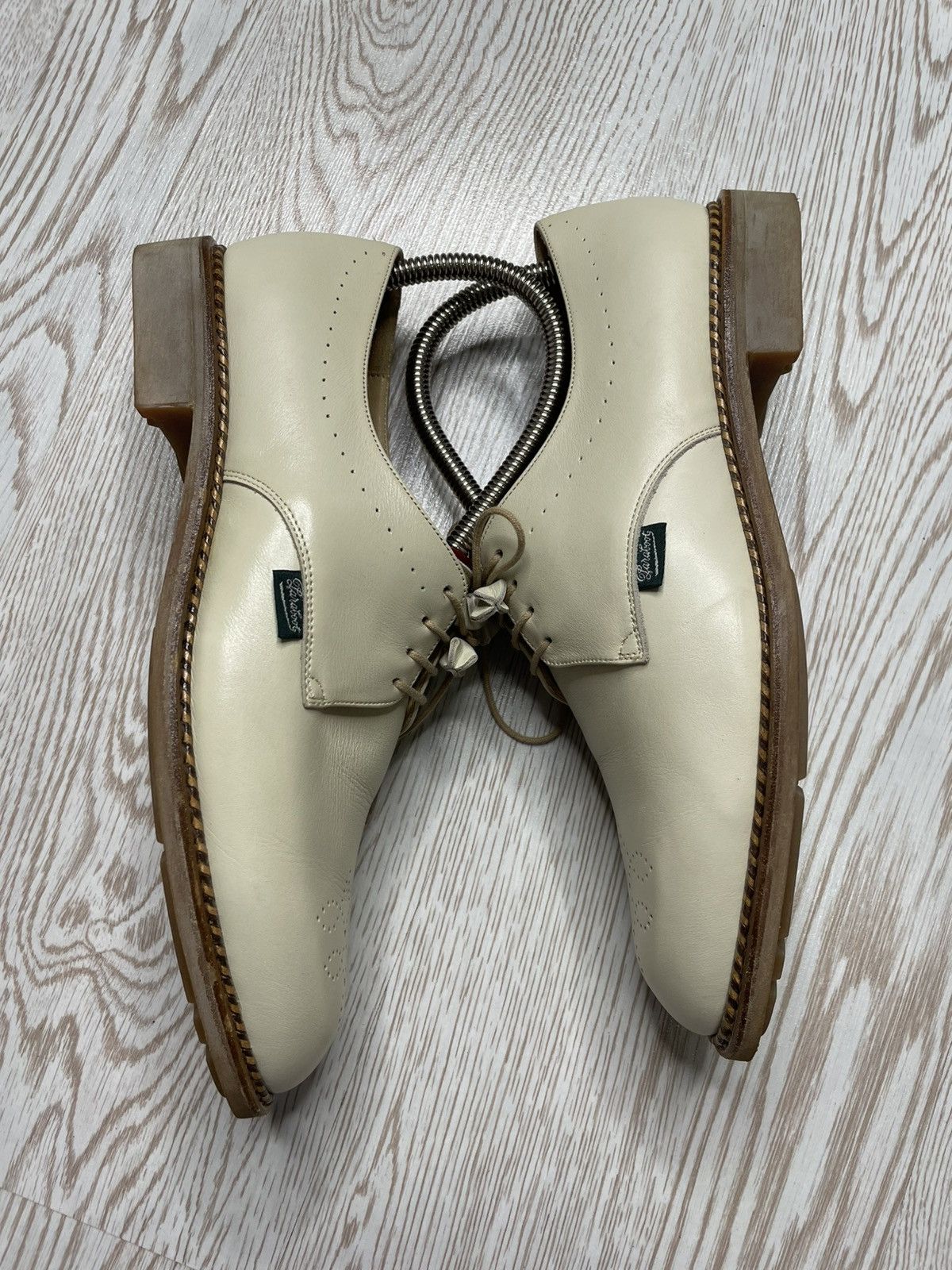 Paraboot ParaBoot Beige Oxford Leather Shoes size 6.5 Size US 6.5 / EU 39-40 - 3 Thumbnail