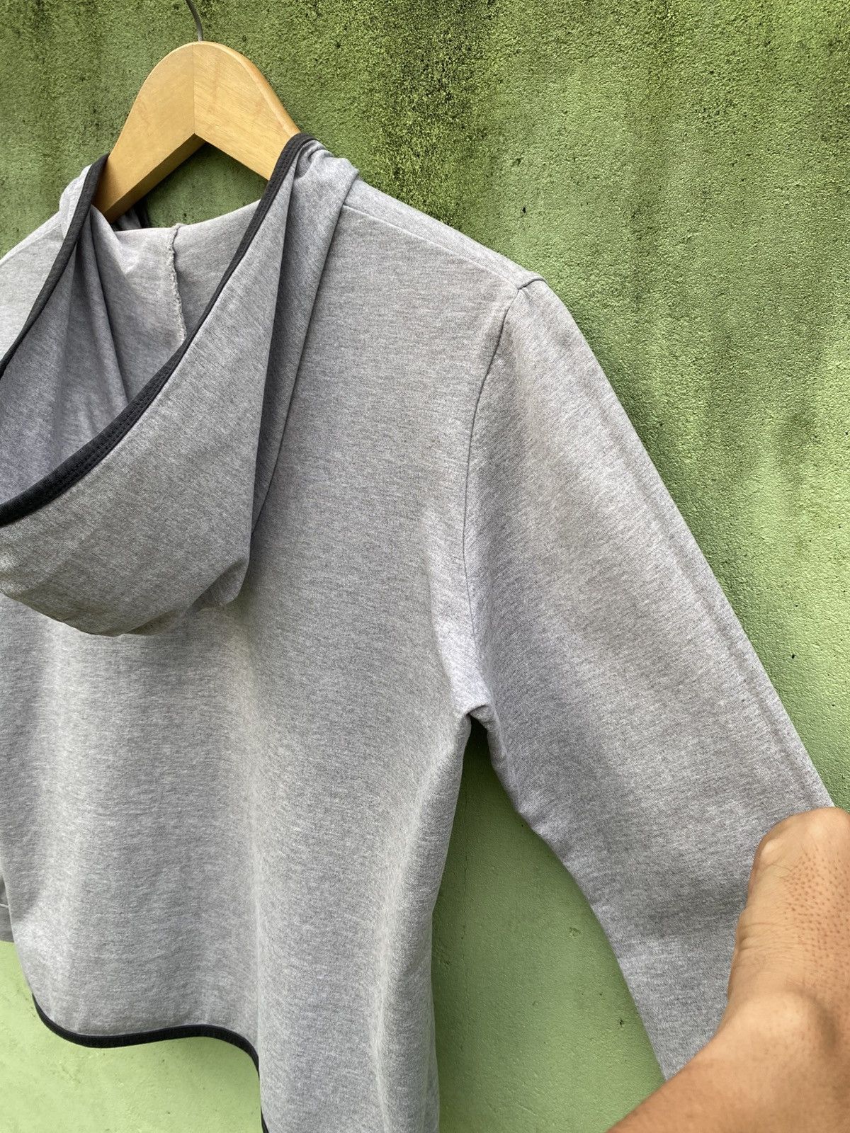 Japanese Brand Japanese Clean Aesthetic V-Neck Hoodie Essential Wear Style Size US L / EU 52-54 / 3 - 10 Thumbnail